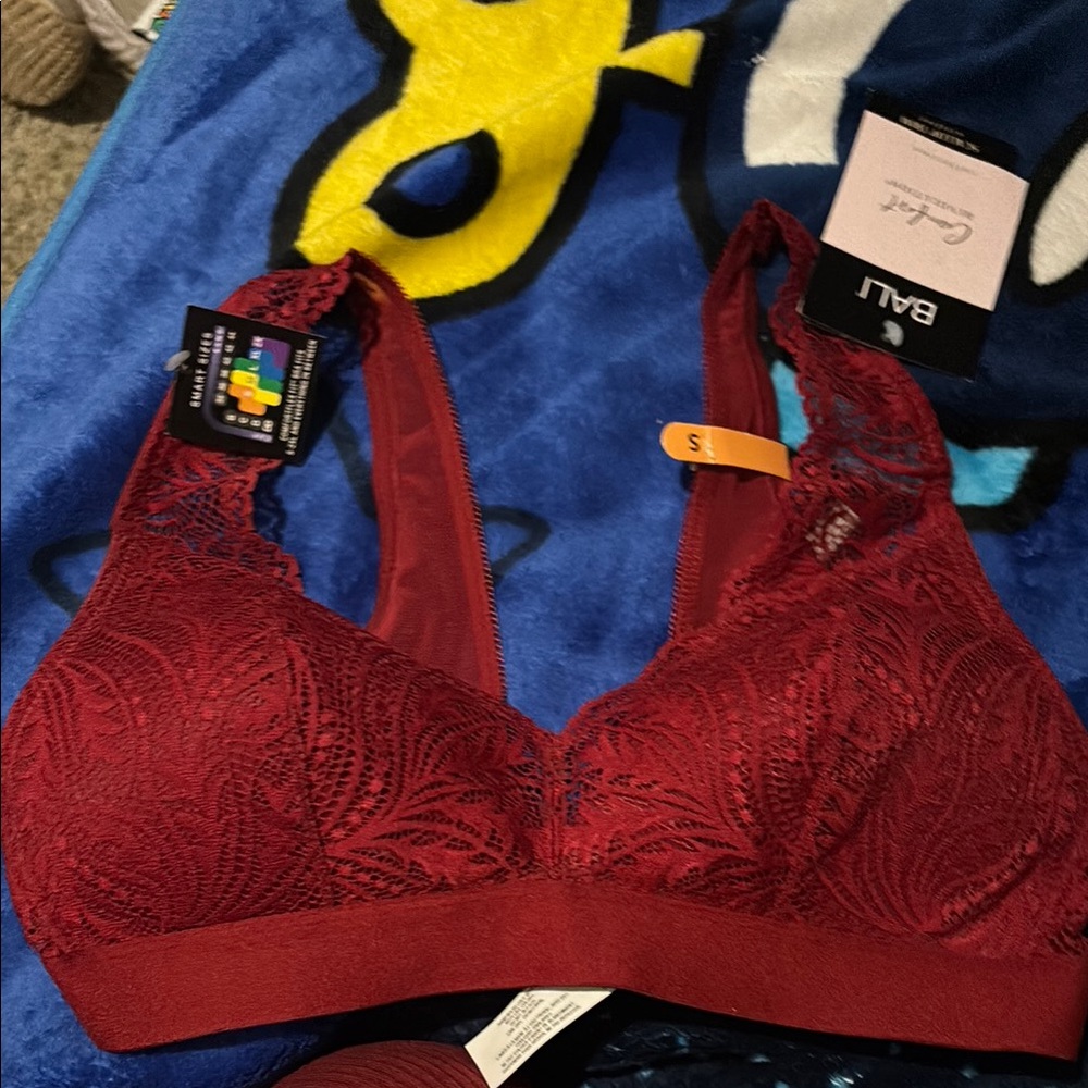 Bali Women's Lace Bralette - Red